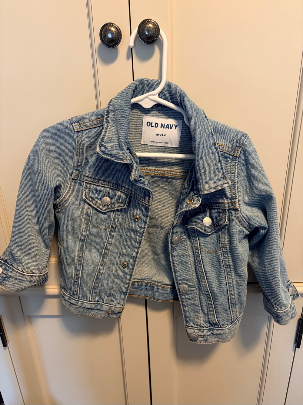 Old Navy Light Wash Denim Jacket for Kids
